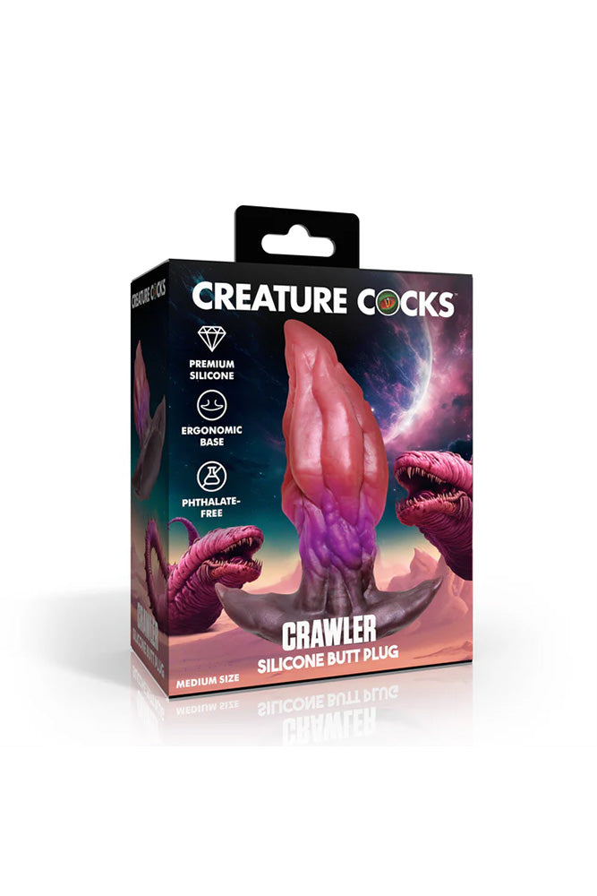 XR Brands - Creature Cocks - Crawler Silicone Butt Plug - Stag Shop