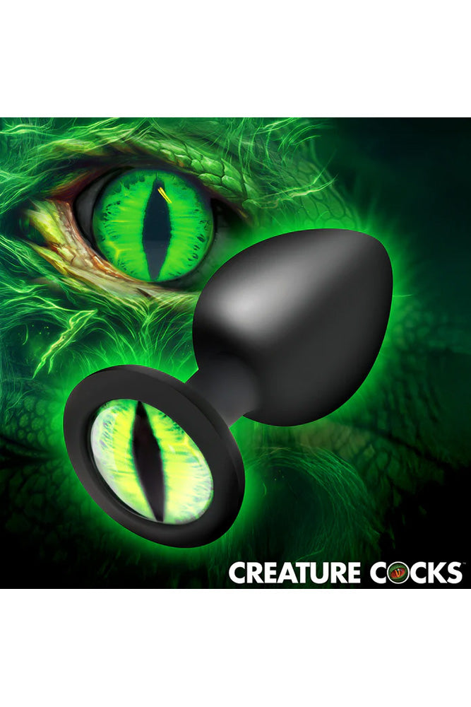XR Brands - Creature Cocks - Creature Eyes Silicone Butt Plug - Stag Shop
