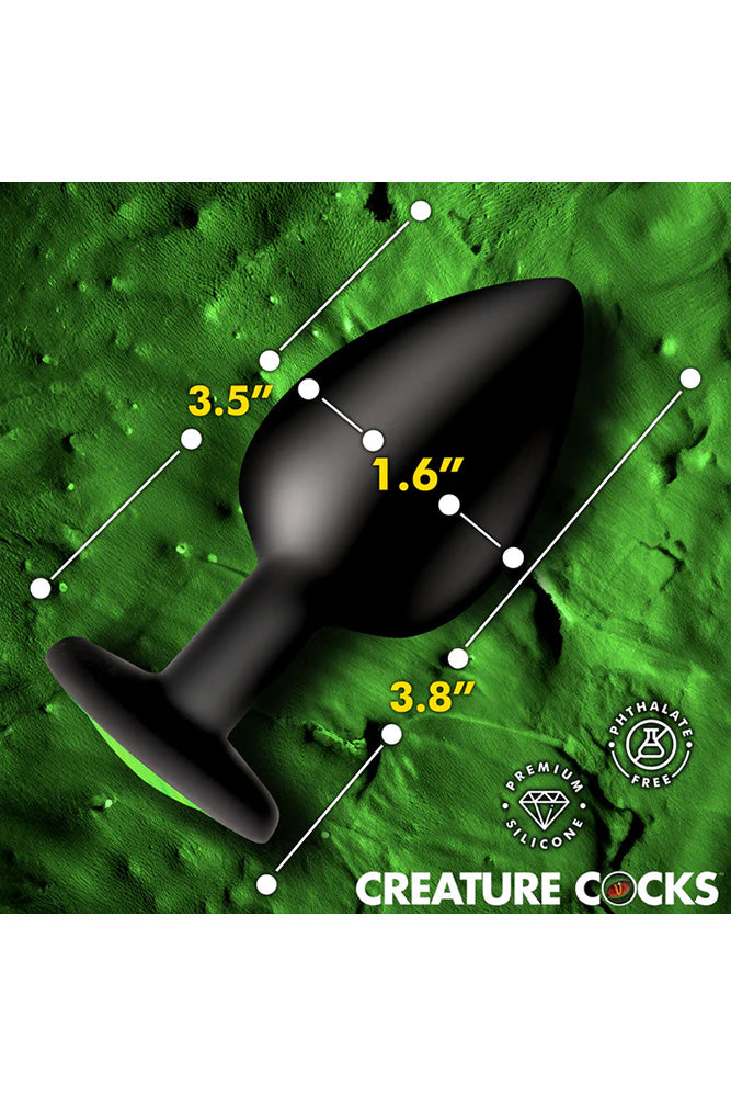 XR Brands - Creature Cocks - Creature Eyes Silicone Butt Plug - Stag Shop