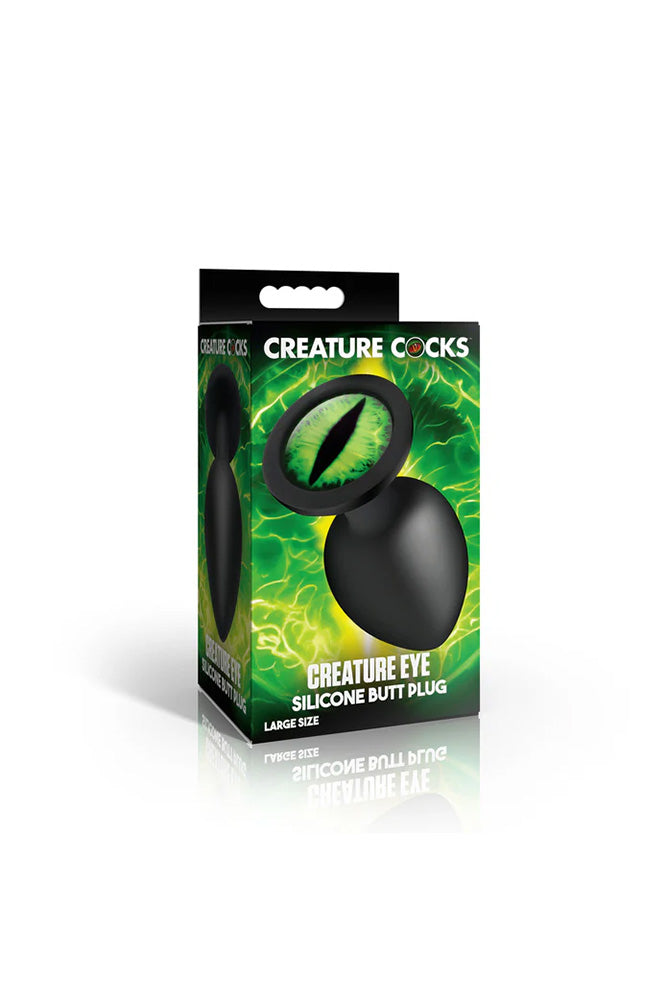 XR Brands - Creature Cocks - Creature Eyes Silicone Butt Plug - Stag Shop