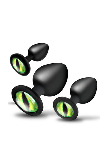 XR Brands - Creature Cocks - Creature Eyes Silicone Butt Plug Set - Stag Shop