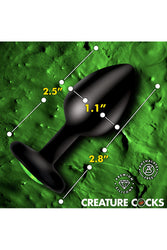 XR Brands - Creature Cocks - Creature Eyes Silicone Butt Plug - Stag Shop