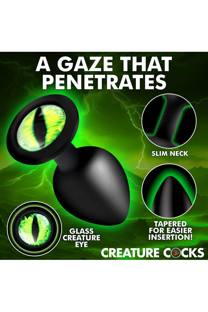 XR Brands - Creature Cocks - Creature Eyes Silicone Butt Plug - Stag Shop