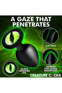 Thumbnail for XR Brands - Creature Cocks - Creature Eyes Silicone Butt Plug - Stag Shop