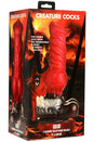 XR Brands - Creature Cocks - Cujo Canine Silicone Dildo - Red - Various Sizes - Stag Shop