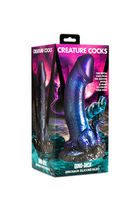 Thumbnail for XR Brands - Creature Cocks - Dino Dick - Purple/Blue - Various Sizes