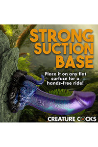 Thumbnail for XR Brands - Creature Cocks - Dino Dick - Purple/Blue - Various Sizes