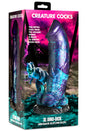 XR Brands - Creature Cocks - Dino Dick - Purple/Blue - Various Sizes - Stag Shop