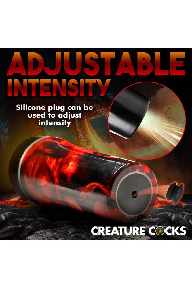 XR Brands - Creature Cocks - Dragon Snatch Stroker - Red - Stag Shop