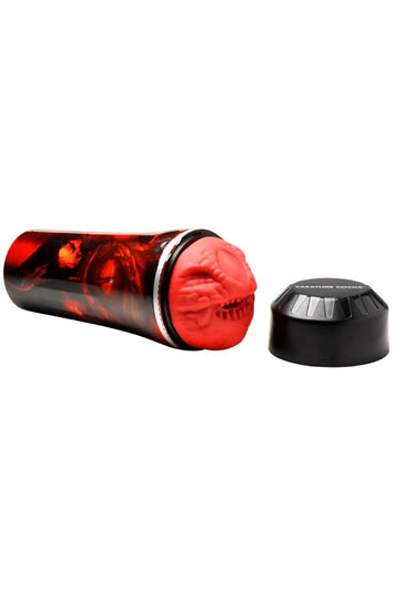 XR Brands - Creature Cocks - Dragon Snatch Stroker - Red - Stag Shop