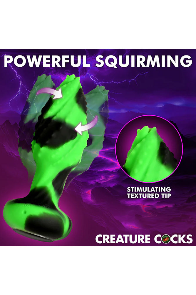 XR Brands - Creature Cocks - Eye of the Spawn Vibrating & Squirming Butt Plug - Stag Shop