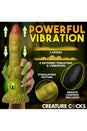 XR Brands - Creature Cocks - Eyegor Thrusting & Vibrating Silicone Dildo - Stag Shop