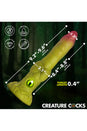 XR Brands - Creature Cocks - Eyegor Thrusting & Vibrating Silicone Dildo - Stag Shop
