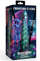 XR Brands - Creature Cocks - Galactic Breeder Ovipositor Silicone Dildo - Multicolour - Stag Shop