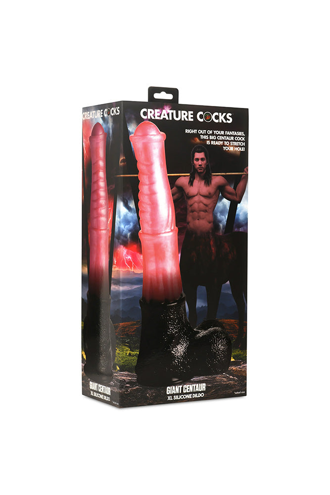 XR Brands - Creature Cocks - Giant Centaur XL Cock Silicone Dildo - Multicolour - Stag Shop