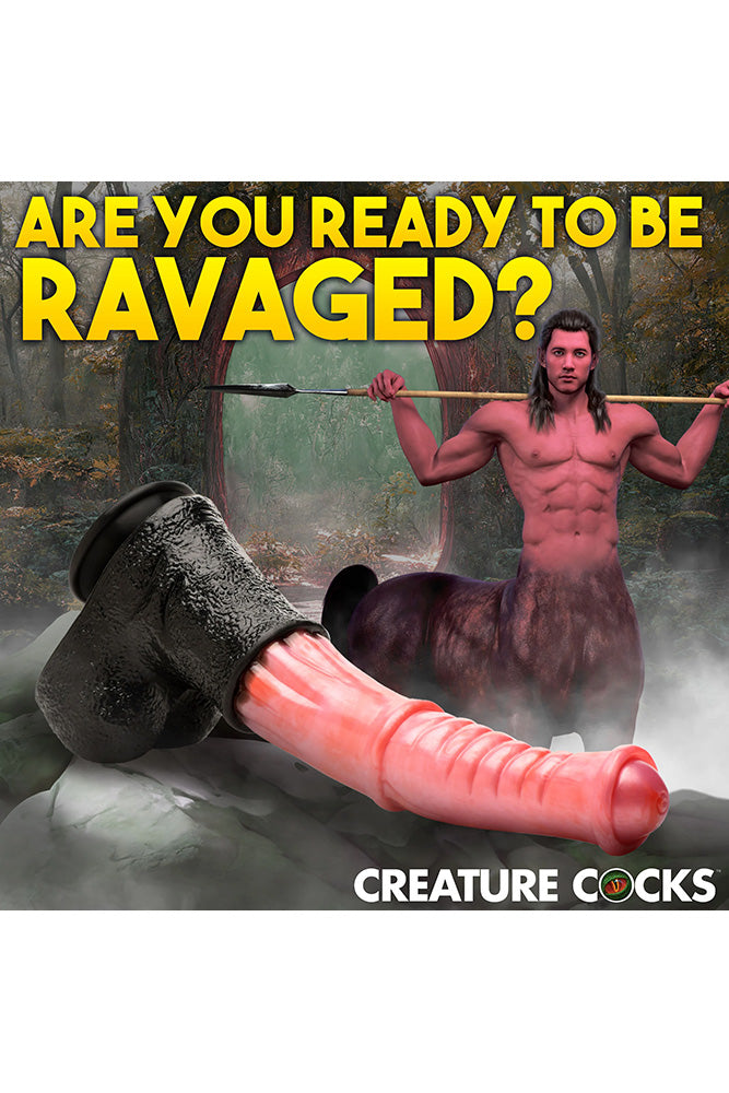 XR Brands - Creature Cocks - Giant Centaur XL Cock Silicone Dildo - Multicolour - Stag Shop