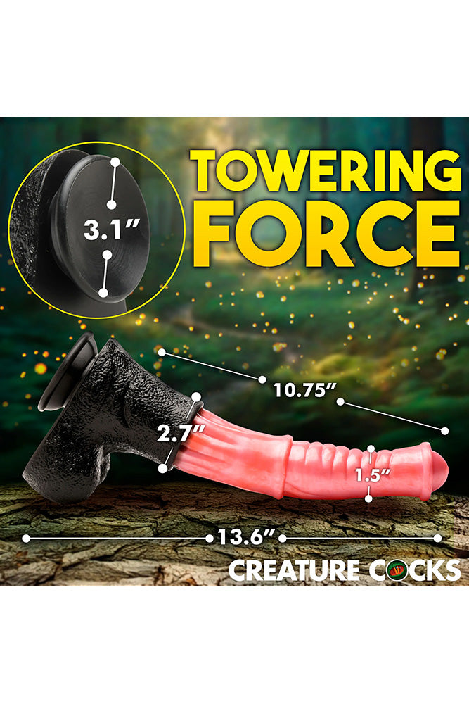 XR Brands - Creature Cocks - Giant Centaur XL Cock Silicone Dildo - Multicolour - Stag Shop