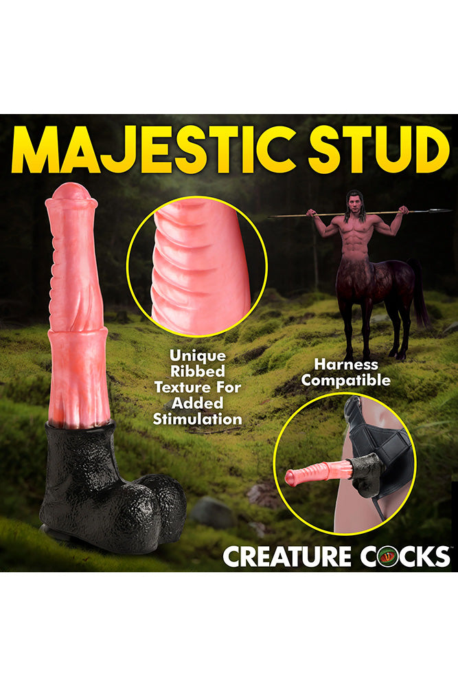 XR Brands - Creature Cocks - Giant Centaur XL Cock Silicone Dildo - Multicolour - Stag Shop