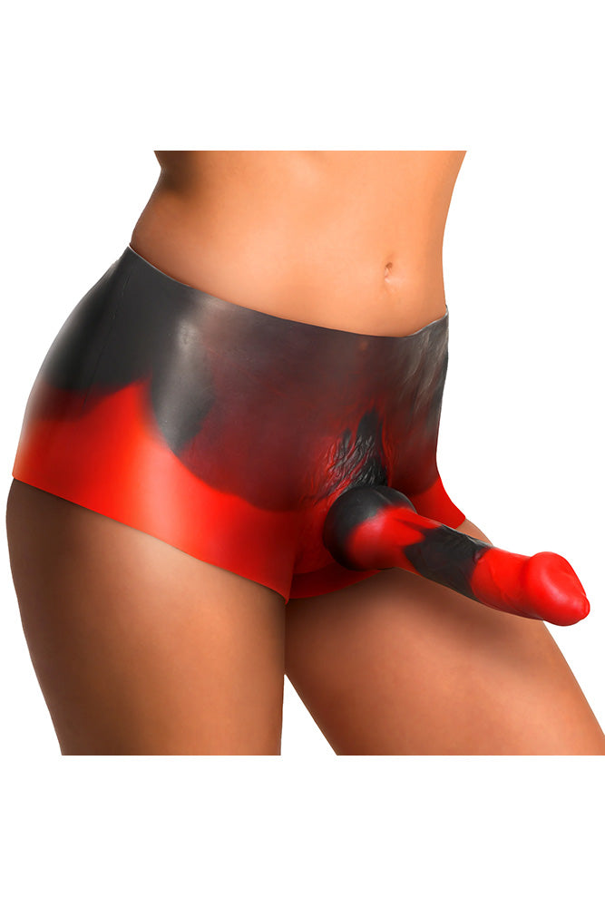 XR Brands - Creature Cocks - Hell Hound Silicone Strap-On Briefs - Stag Shop