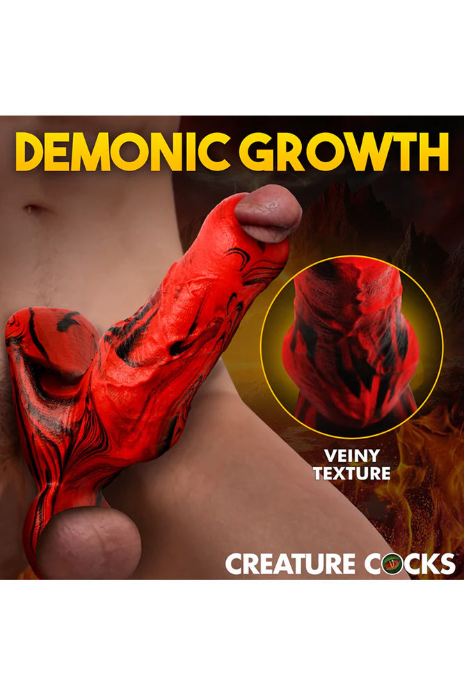 XR Brands - Creature Cocks - Hellhound Penis Sheath - Stag Shop