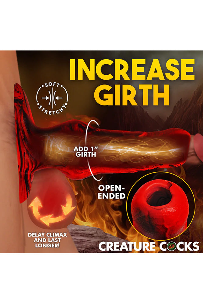 XR Brands - Creature Cocks - Hellhound Penis Sheath - Stag Shop