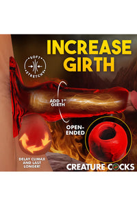 Thumbnail for XR Brands - Creature Cocks - Hellhound Penis Sheath - Stag Shop