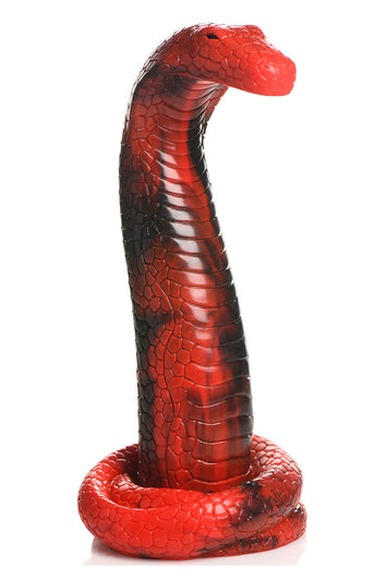 XR Brands - Creature Cocks - King Cobra Silicone Dildo - Red - Stag Shop