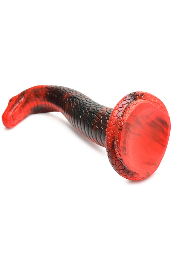 XR Brands - Creature Cocks - King Cobra Silicone Dildo - Red - Stag Shop