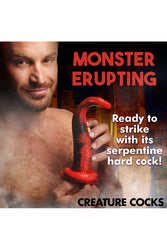 XR Brands - Creature Cocks - King Cobra Silicone Dildo - Red - Stag Shop