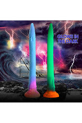 XR Brands - Creature Cocks - Makara Glow-in-the-Dark Silicone Snake Dildo - Stag Shop