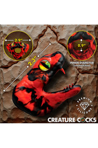 Thumbnail for XR Brands - Creature Cocks - Master Cobra Silicone Cock Ring - Stag Shop