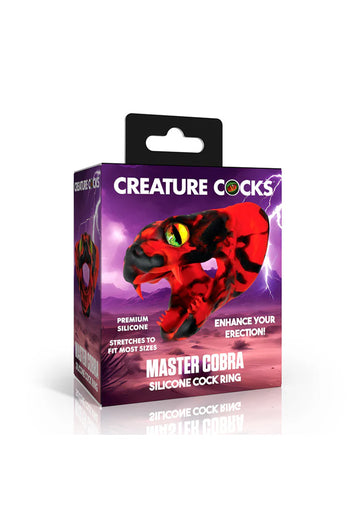 XR Brands - Creature Cocks - Master Cobra Silicone Cock Ring - Stag Shop
