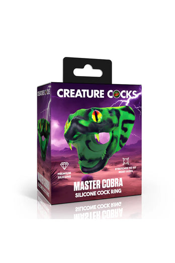 XR Brands - Creature Cocks - Master Cobra Silicone Cock Ring - Stag Shop