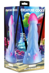 XR Brands - Creature Cocks - Nomura Jellyfish Silicone Dildo - Blue/Pink - Stag Shop