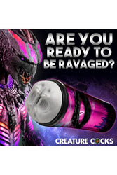 XR Brands - Creature Cocks - Predator Creature Stroker - Grey - Stag Shop