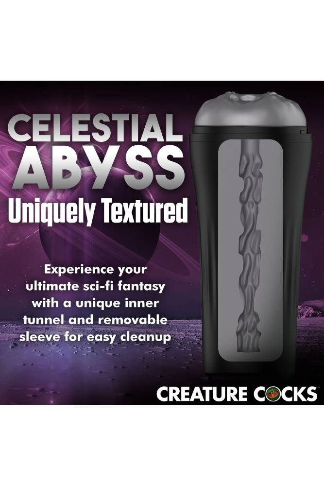 XR Brands - Creature Cocks - Predator Creature Stroker - Grey - Stag Shop