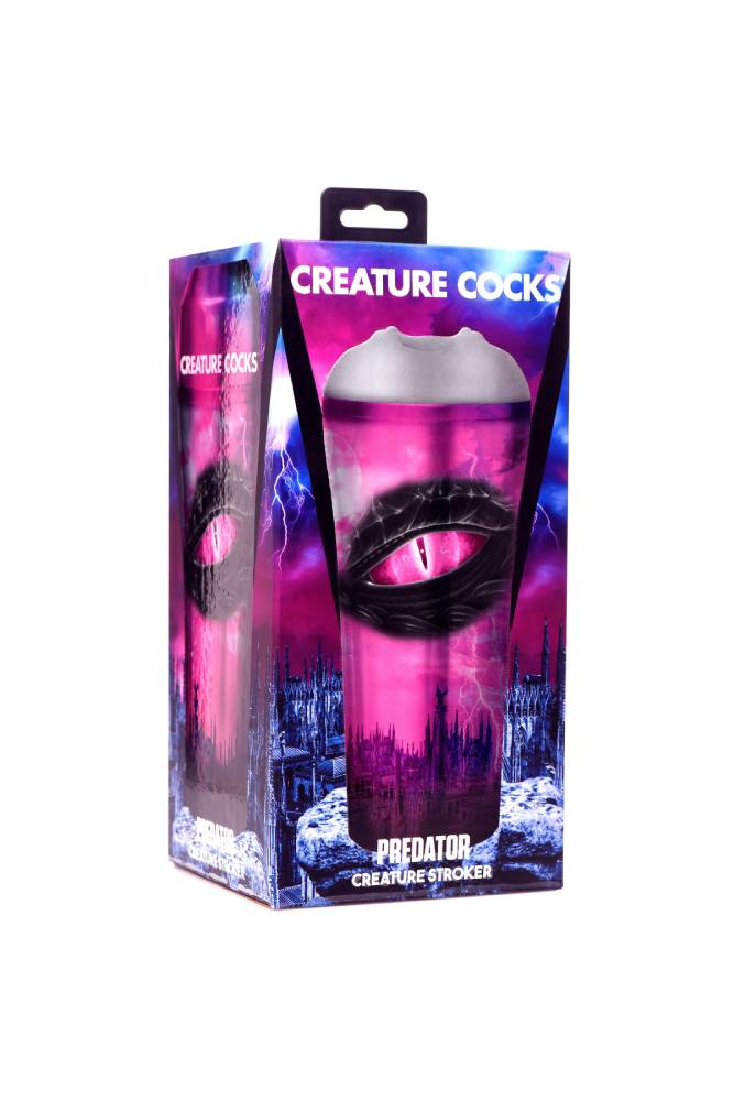 XR Brands - Creature Cocks - Predator Creature Stroker - Grey - Stag Shop