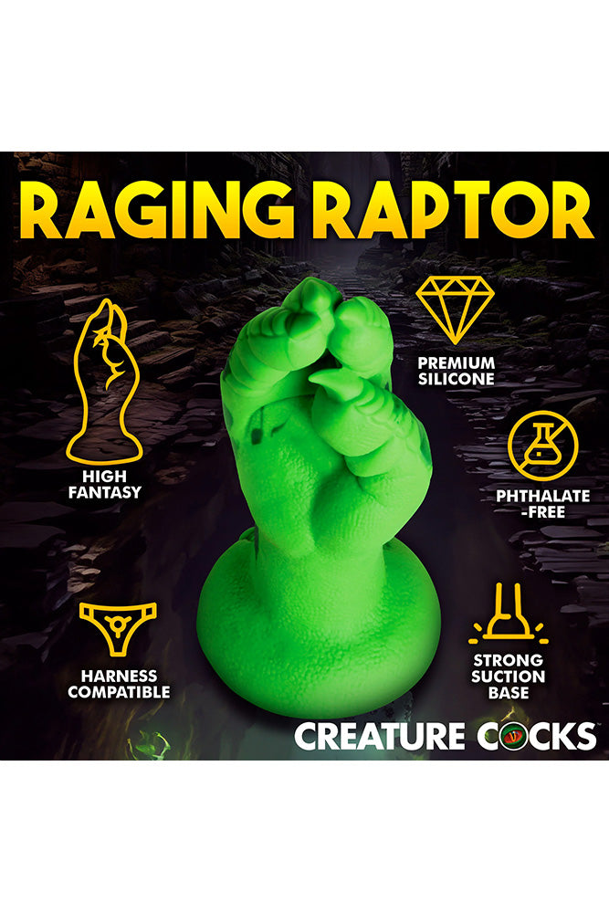 XR Brands - Creature Cocks - Raptor Claw Fisting Dildo - Various Colors - Stag Shop