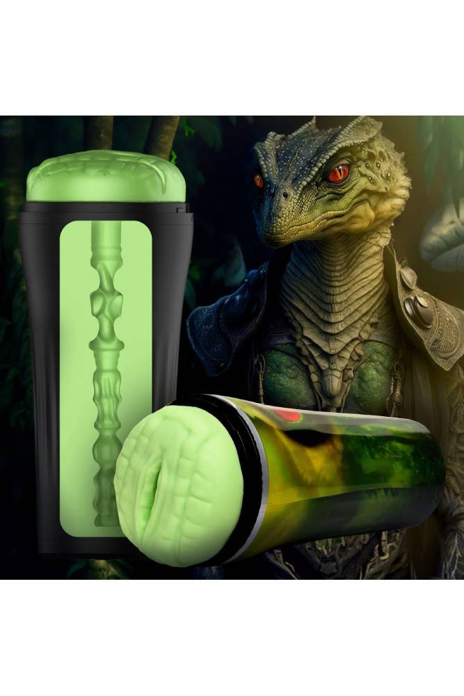 XR Brands - Creature Cocks - Raptor Reptile Stroker - Green - Stag Shop