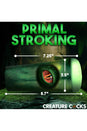 XR Brands - Creature Cocks - Raptor Reptile Stroker - Green - Stag Shop