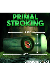 Thumbnail for XR Brands - Creature Cocks - Raptor Reptile Stroker - Green - Stag Shop