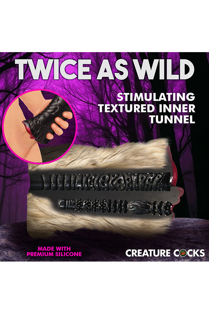 XR Brands - Savage She-Wolf Silicone Stroker - Stag Shop