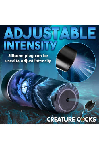 XR Brands - Creature Cocks - Pussidon Sea Monster Stroker - Blue - Stag Shop
