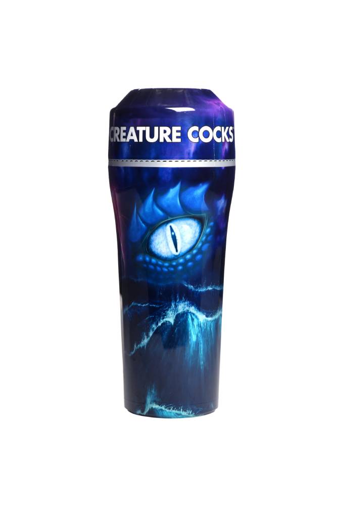 XR Brands - Creature Cocks - Pussidon Sea Monster Stroker - Blue - Stag Shop