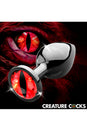 XR Brands - Creature Cocks - Sinister Eyes Metal Butt Plug - Stag Shop