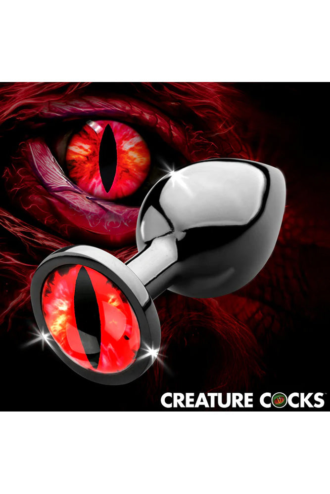 XR Brands - Creature Cocks - Sinister Eyes Metal Butt Plug - Stag Shop