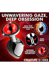 XR Brands - Creature Cocks - Sinister Eyes Metal Butt Plug - Stag Shop