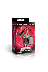 XR Brands - Creature Cocks - Sinister Eyes Metal Butt Plug - Stag Shop