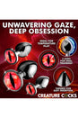 XR Brands - Creature Cocks - Sinister Eyes Metal Butt Plug Set - Stag Shop
