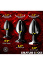 XR Brands - Creature Cocks - Sinister Eyes Metal Butt Plug Set - Stag Shop